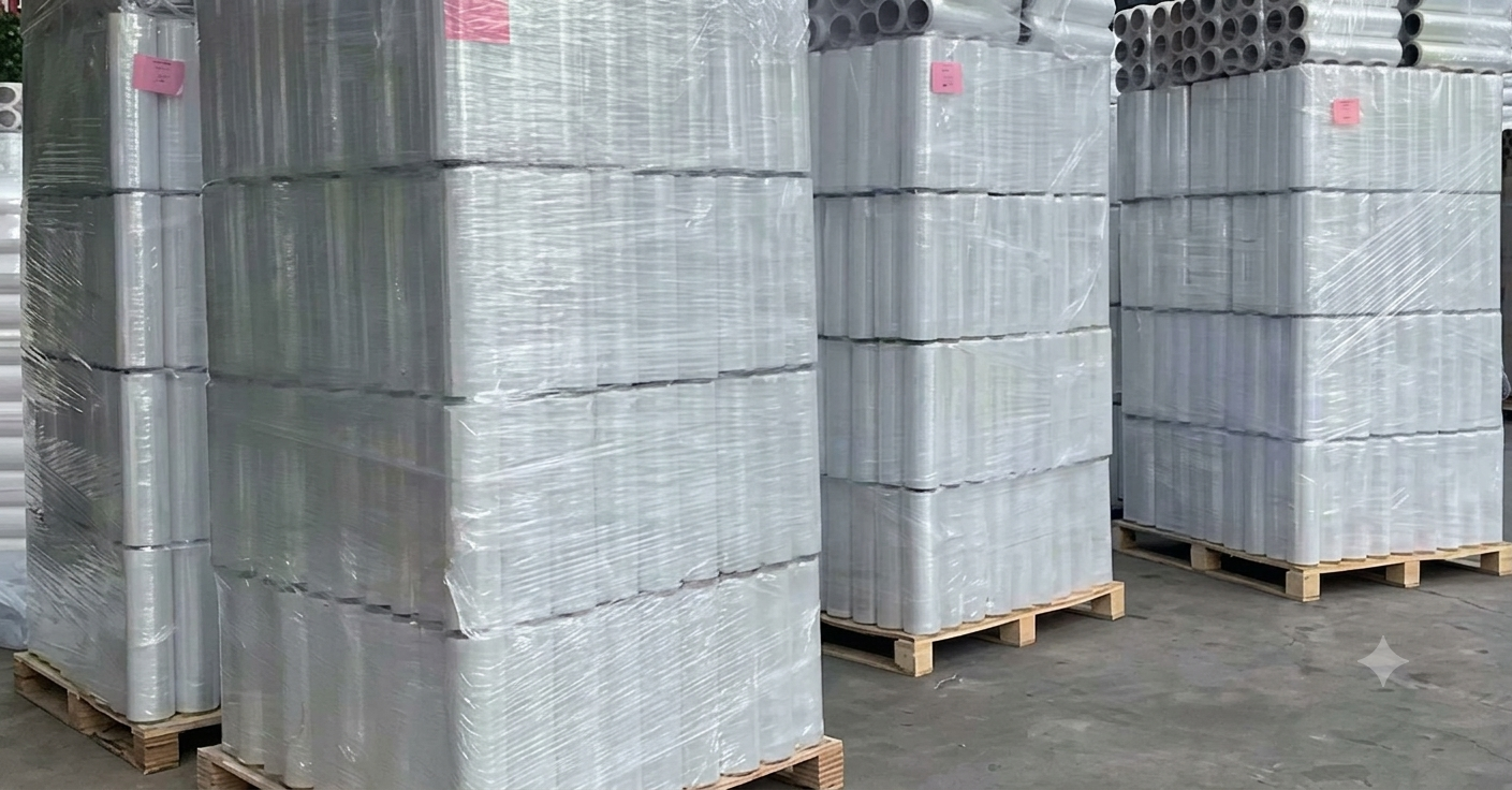Ưu điểm của màng PE quấn pallet