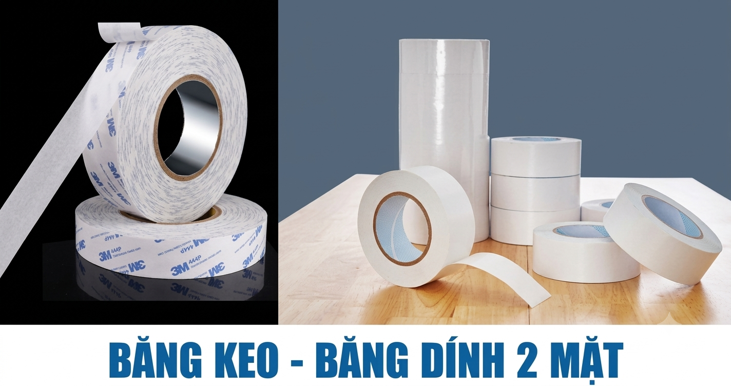 Băng keo 2 mặt tiện dụng thẩm mỹ